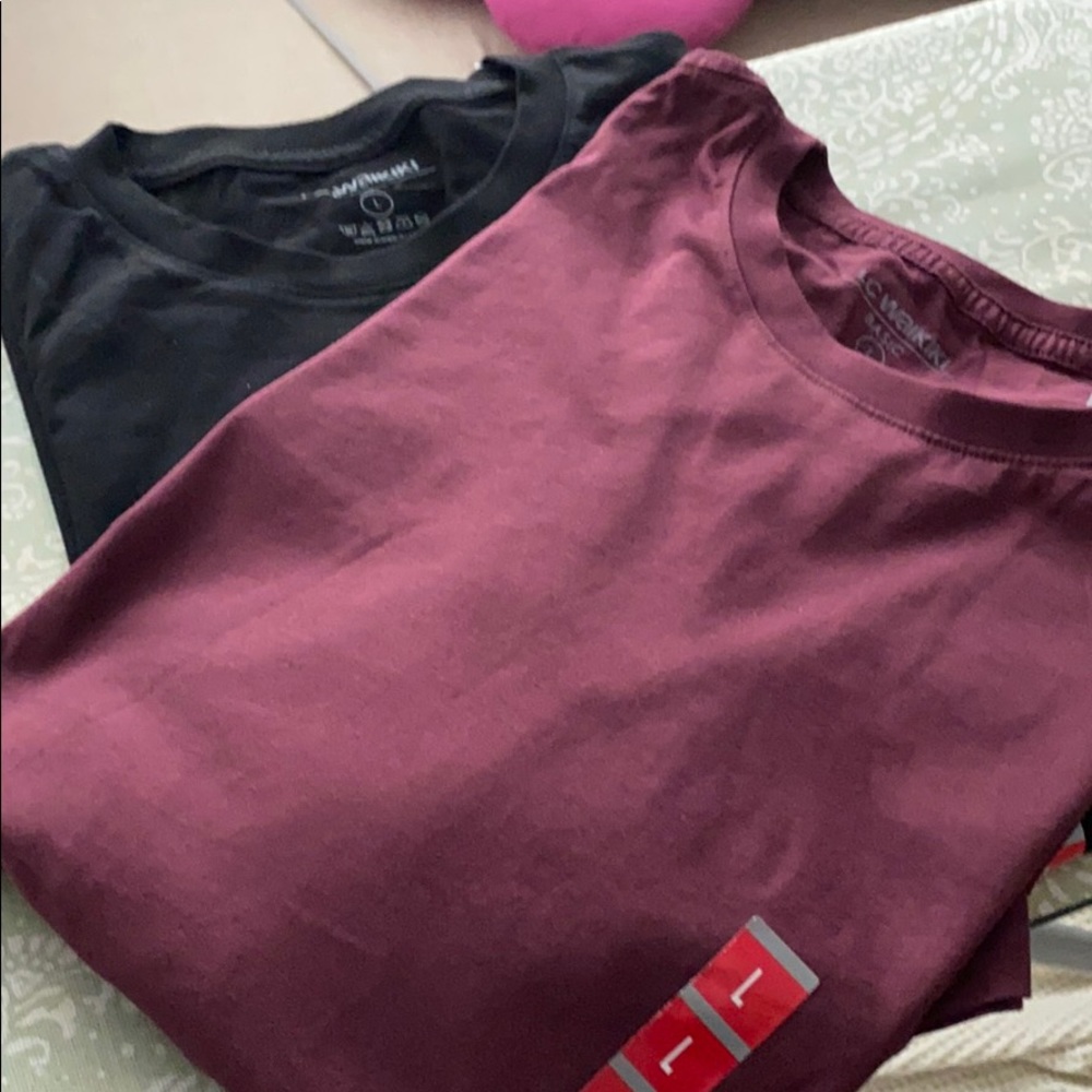 2 cotton t-shirts comfort fit L